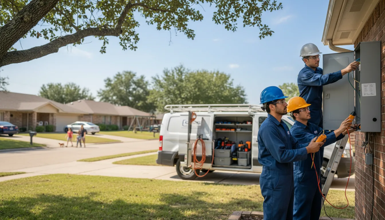 Certified electrician providing emergency electrical services in Independence, WI